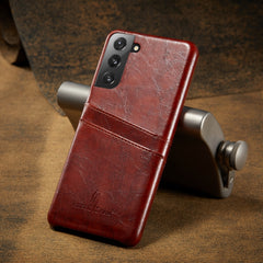 Funda trasera de cuero con textura de cera d...