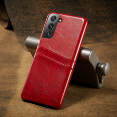 Funda trasera de cuero con textura de cera d...