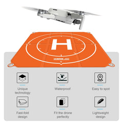 Dron portátil STARTRC 1109143 de 50cm, plata...