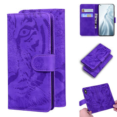 Tiger Embossing Pattern Funda de cuero con t...