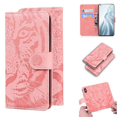 Tiger Embossing Pattern Funda de cuero con t...