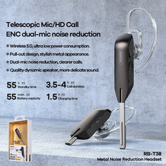 Remax RB-T38 Auricular Bluetooth con reducción de ruido
