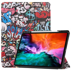 Estuche de cuero de TPU + PU con tapa horizo...