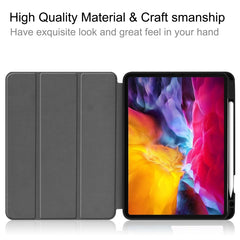 Estuche de cuero TPU + PU con tapa horizonta...