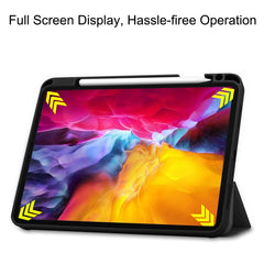 Estuche de cuero TPU + PU con tapa horizonta...