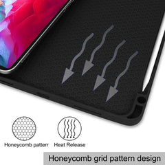 Estuche de cuero TPU + PU con tapa horizonta...