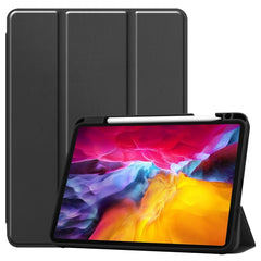 Estuche de cuero TPU + PU con tapa horizonta...