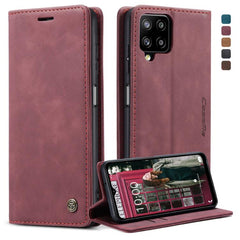 CaseMe 013 Estuche de cuero con tapa horizon...