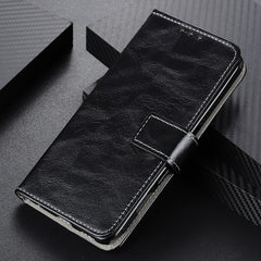 Retro Crazy Horse Texture Funda de cuero con...