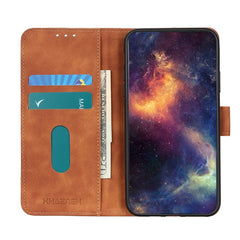 KHAZNEH Retro Texture PU + TPU Estuche de cu...