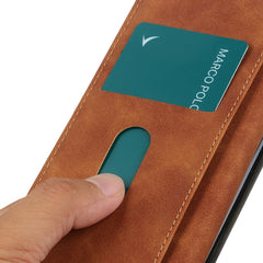 KHAZNEH Retro Texture PU + TPU Estuche de cu...