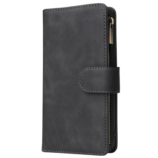 Funda de cuero con tapa horizontal esmerilad...