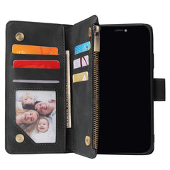 Funda de cuero con tapa horizontal esmerilad...
