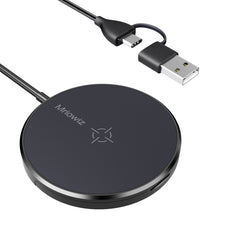 Cargador inalámbrico magnético MagSafe de escritorio Mriowiz M-2001W