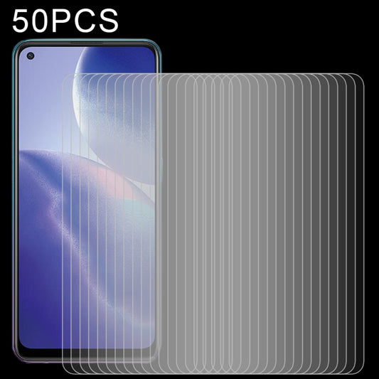 50 PCS 0.26mm 9H 2.5D Película de vidrio tem...