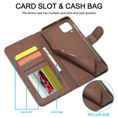 Para Samsung Galaxy F62 / M62 LC.IMEEKE Calf...