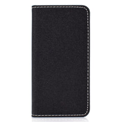 Estuche de cuero con tapa horizontal magnéti...