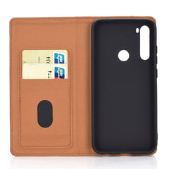Estuche de cuero con tapa horizontal magnéti...