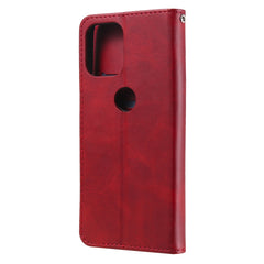 Estuche de cuero con tapa horizontal y crema...