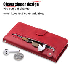 Estuche de cuero con tapa horizontal y crema...