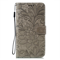 Funda de cuero con tapa horizontal con patró...