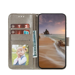 Funda de cuero con tapa horizontal con patró...