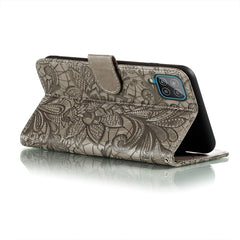 Funda de cuero con tapa horizontal con patró...