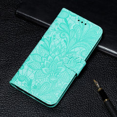Funda de cuero con tapa horizontal con patró...