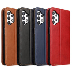 Fierre Shann PU Funda de cuero con tapa hori...