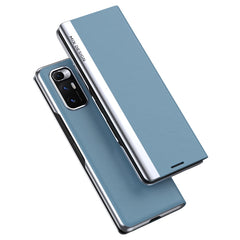 Estuche de cuero con tapa horizontal galvani...
