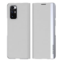 Estuche de cuero con tapa horizontal galvani...