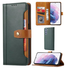 Estuche de cuero con tapa horizontal y cierr...