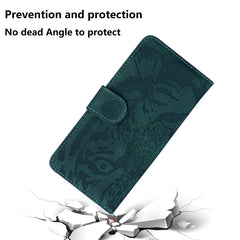 Tiger Embossing Pattern Funda de cuero con t...