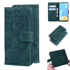 Tiger Embossing Pattern Funda de cuero con t...
