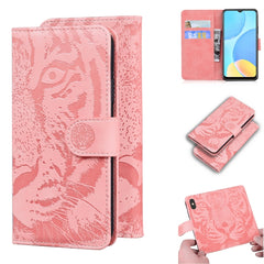 Tiger Embossing Pattern Funda de cuero con t...