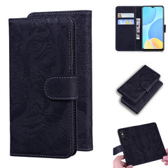 Tiger Embossing Pattern Funda de cuero con t...