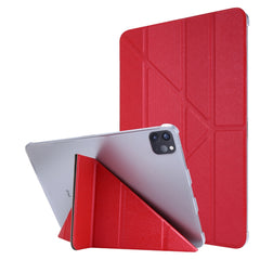 Estuche de cuero con tapa y deformación hori...