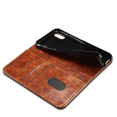 Estuche de cuero con tapa horizontal simple ...