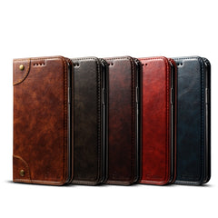 Estuche de cuero con tapa horizontal simple ...