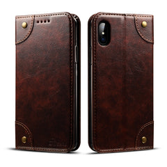 Estuche de cuero con tapa horizontal simple ...