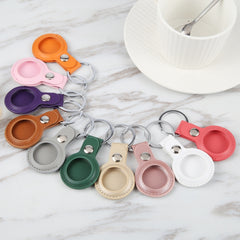 Funda de cuero PU para AirTag