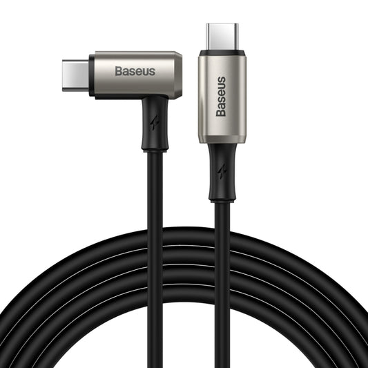 Baseus CATPN-01 1.5m Dual Type-C Cable coaxial de la misma pantalla