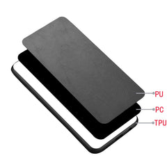 Funda PC + PU + TPU con patrón de vaca de co...