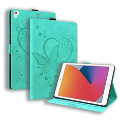 Love Butterfly Pattern Estuche de cuero con ...
