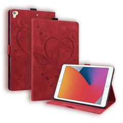 Love Butterfly Pattern Estuche de cuero con ...
