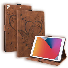Love Butterfly Pattern Estuche de cuero con ...