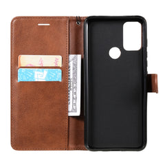 Estuche de cuero protector con tapa horizont...