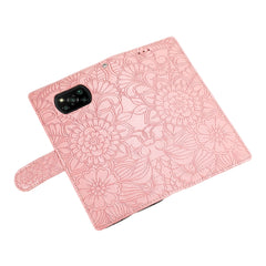Estuche de cuero con tapa horizontal de gira...