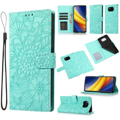 Estuche de cuero con tapa horizontal de gira...