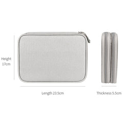 Bolsa de almacenamiento de accesorios digitales de doble capa SM01S